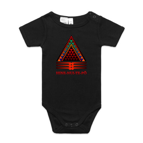 HINE-NUI-TE -PŌ - AS Colour Organic Infant Mini-Me One-Piece Thumbnail