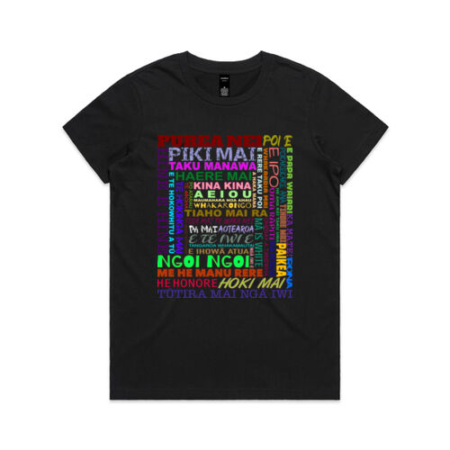 WAIATA MĀORI - AS Colour Womens Maple Tee Thumbnail