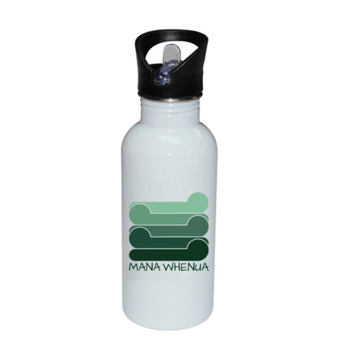 MANA WHENUA - Stainless Bottle with Straw Top Thumbnail