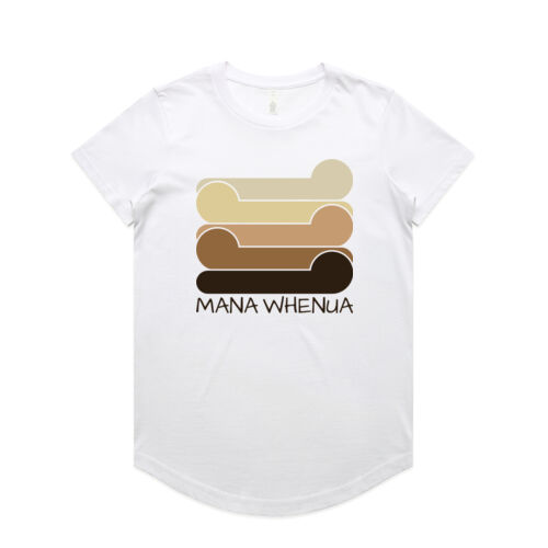MANA WHENUA - AS Colour Womens Maple Curve Tee Thumbnail