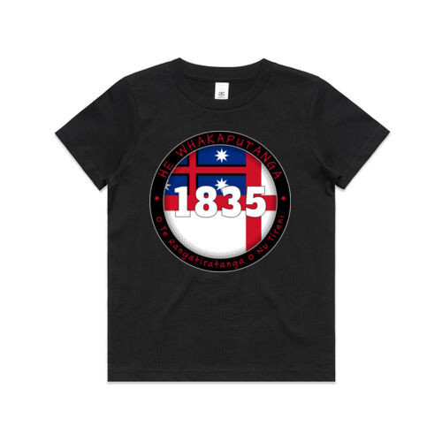HE WHAKAPUTANGA 1835 - AS Colour Kids Youth T shirt Thumbnail