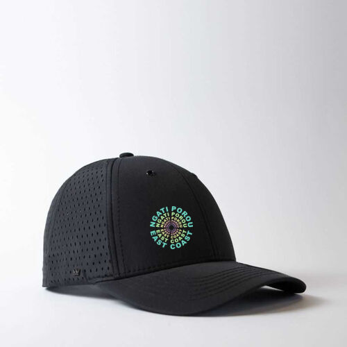 NGATI POROU CIRCLE - U Flex Adults High Tech Curved Peak Snapback Cap Thumbnail