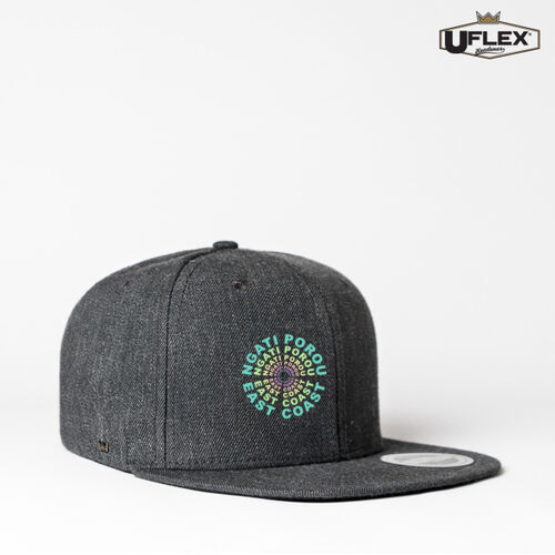 NGATI POROU CIRCLE - U Flex Snap Back Flat Peak Cap Thumbnail
