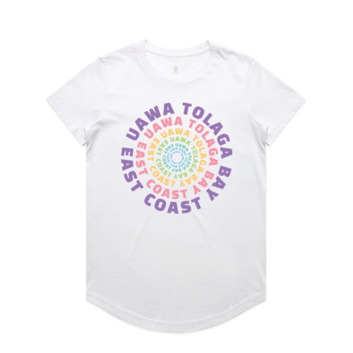 UAWA CIRCLE - AS Colour Womens Maple Curve Tee Thumbnail