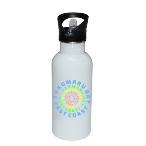 TOKOMARU BAY CIRCLE - Stainless Bottle with Straw Top Thumbnail