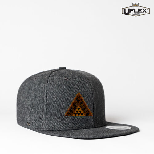 TĀNIKO PATTERN - UFlex Snap Back Flat Peak Cap Thumbnail