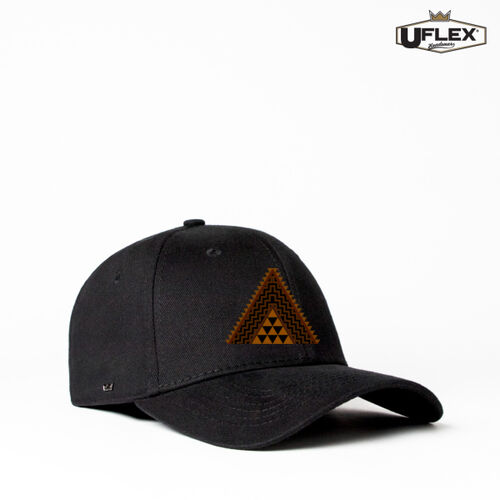 TĀNIKO PATTERN - UFlex Adults Pro Style 6 Panel Fitted Cap Thumbnail