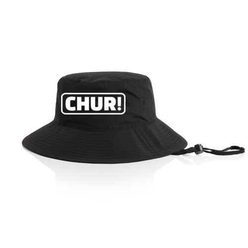 CHUR! - AS Colour Nylon Wide Brim Bucket Hat Thumbnail