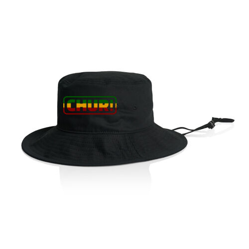 CHUR RASTA! - AS Colour Wide Brim Bucket Hat Thumbnail