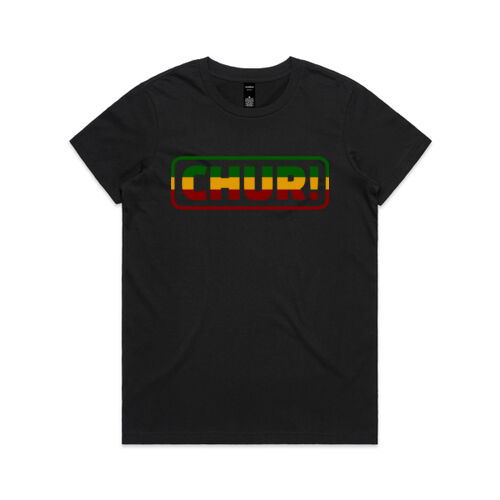 CHUR RASTA! - AS Colour Womens Maple Tee Thumbnail