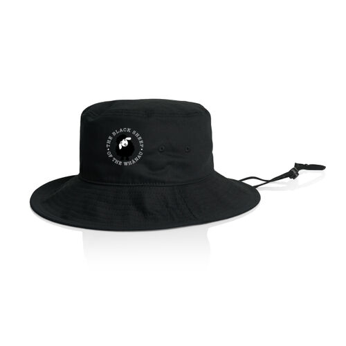 THE BLACK SHEEP OF THE WHĀNAU - AS Colour Wide Brim Bucket Hat Thumbnail
