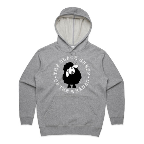 THE BLACK SHEEP OF THE WHĀNAU - AS Colour Womens Premium Hood Thumbnail