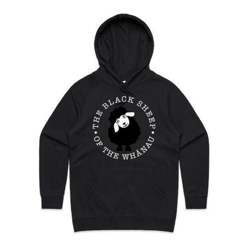 THE BLACK SHEEP OF THE WHĀNAU - AS Colour Womens Supply Hood Thumbnail