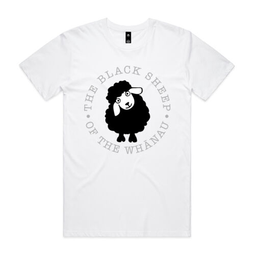THE BLACK SHEEP OF THE WHĀNAU - AS Colour Mens Staple T shirt Thumbnail