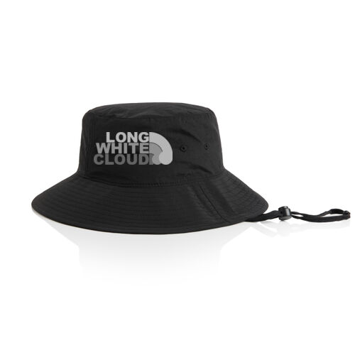 LONG WHITE CLOUD - AS Colour Nylon Wide Brim Bucket Hat Thumbnail