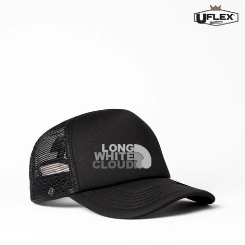 LONG WHITE CLOUD - UFlex Snap Back Trucker Cap Thumbnail