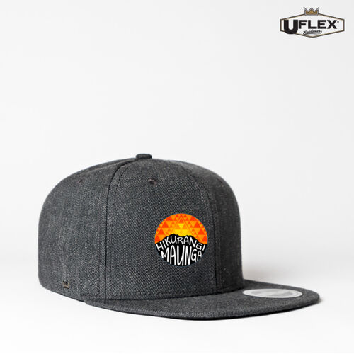 MAUNGA HIKURANGI - UFlex Snap Back Flat Peak Cap Thumbnail