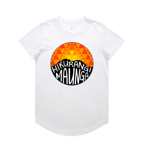 MAUNGA HIKURANGI - AS Colour Womens Maple Curve Tee Thumbnail