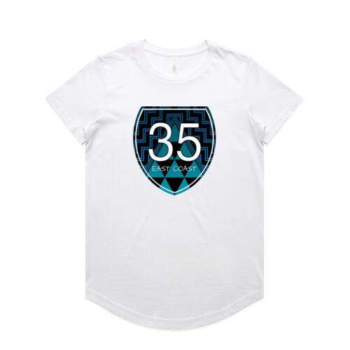 EASTCOAST 35 - AS Colour Womens Maple Curve Tee Thumbnail