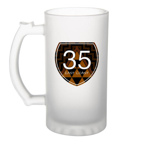 EASTCOAST 35 - Frosted Glass Beer Mug Thumbnail