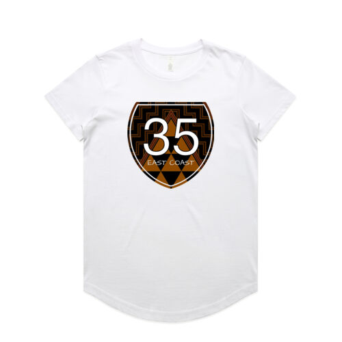EASTCOAST 35 - AS Colour Womens Maple Curve Tee Thumbnail