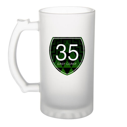 EASTCOAST 35 - Frosted Glass Beer Mug Thumbnail