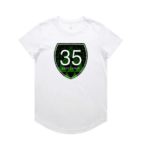 EASTCOAST 35 - AS Colour Womens Maple Curve Tee Thumbnail