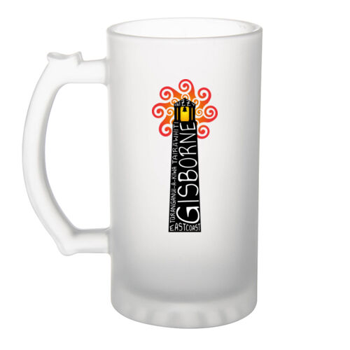 Gisborne Clock - Frosted Glass Beer Mug Thumbnail