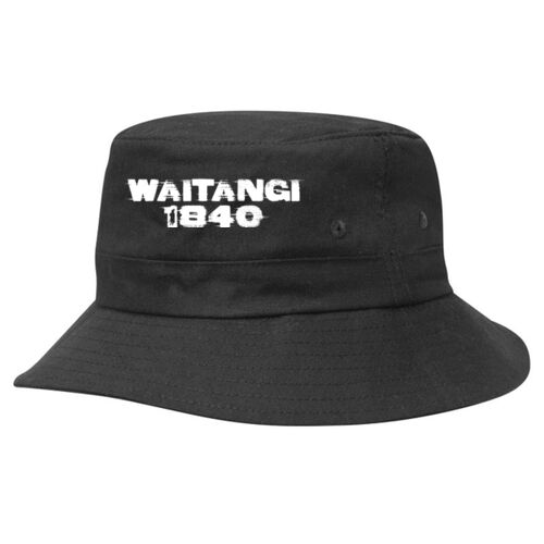 WAITANGI 1840 - Kids Twill Bucket Hat w/Toggle Thumbnail