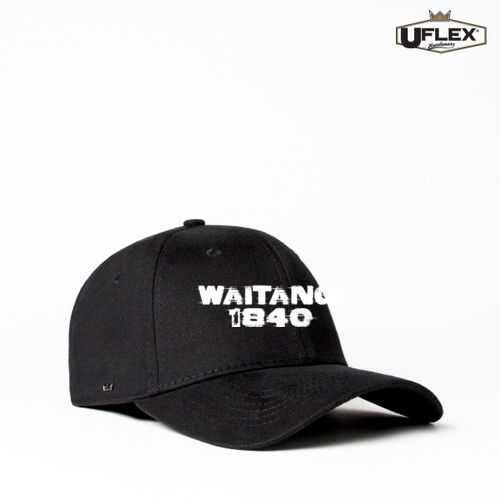 WAITANGI 1840 - UFlex Adults Pro Style 6 Panel Fitted Cap Thumbnail