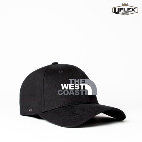 THE WEST COAST - UFlex Adults Pro Style 6 Panel Fitted Cap Thumbnail