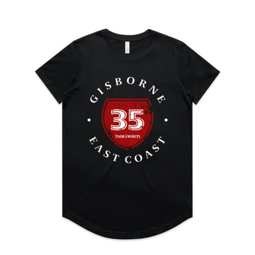GISBORNE 35 - AS Colour Womens Maple Curve Tee Thumbnail
