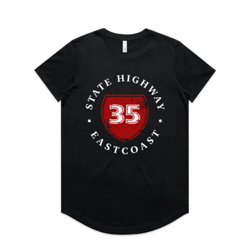 STATE HIGHWAY 35 - AS Colour Womens Maple Curve Tee Thumbnail