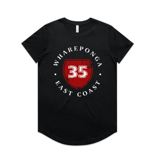 WHAREPONGA 2.0 - AS Colour Womens Maple Curve Tee Thumbnail