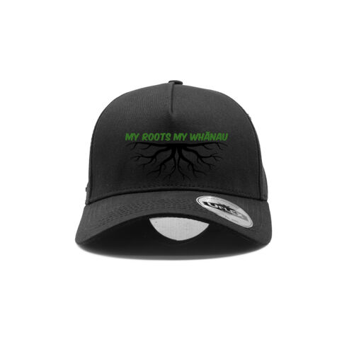 MY ROOTS MY WHĀNAU - UFlex Adults Pro Style 5 Panel Snapback Cap Thumbnail