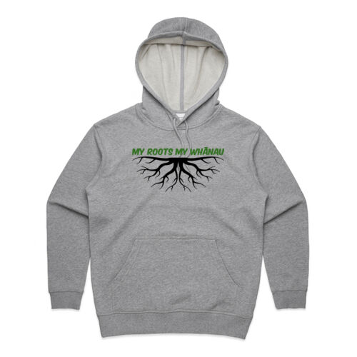 MY ROOTS MY WHĀNAU - AS Colour Womens Premium Hood Thumbnail