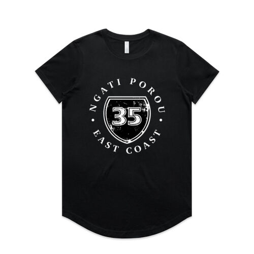 NGATI POROU 35 1.0 - AS Colour Womens Maple Curve Tee Thumbnail
