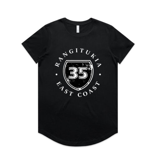 RANGITUKIA 35 1.0 - AS Colour Womens Maple Curve Tee Thumbnail