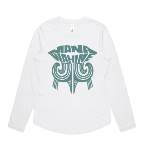 MANA WAHINE - AS Colour Womens Maple Curve Longsleeve Tee Thumbnail
