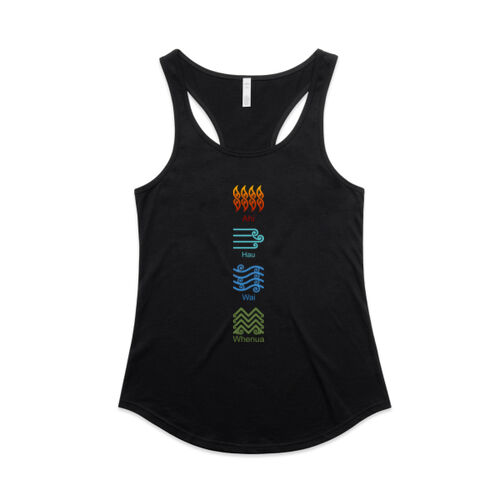 TE TAIAO - AS Colour Womens Mali Racerback Singlet Thumbnail