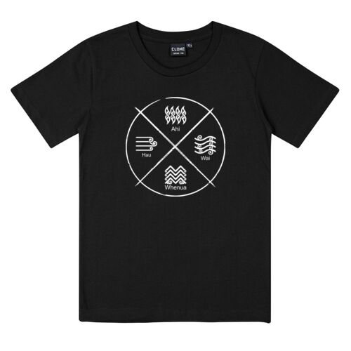 TE TAIAO - Elements - Cloke Kids Outline Tee Thumbnail