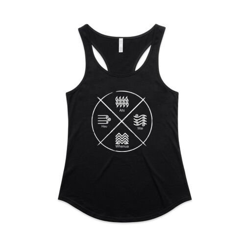 TE TAIAO - Elements - AS Colour Womens Mali Racerback Singlet Thumbnail