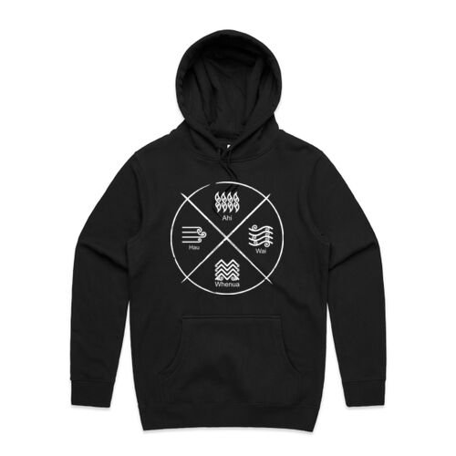 TE TAIAO - Elements - AS Colour Mens Stencil Hoodie Thumbnail